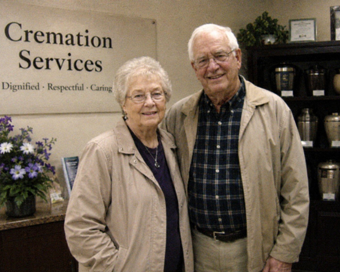 Rachel and Dan, founders of Animal Tribute Service Pet Cremation